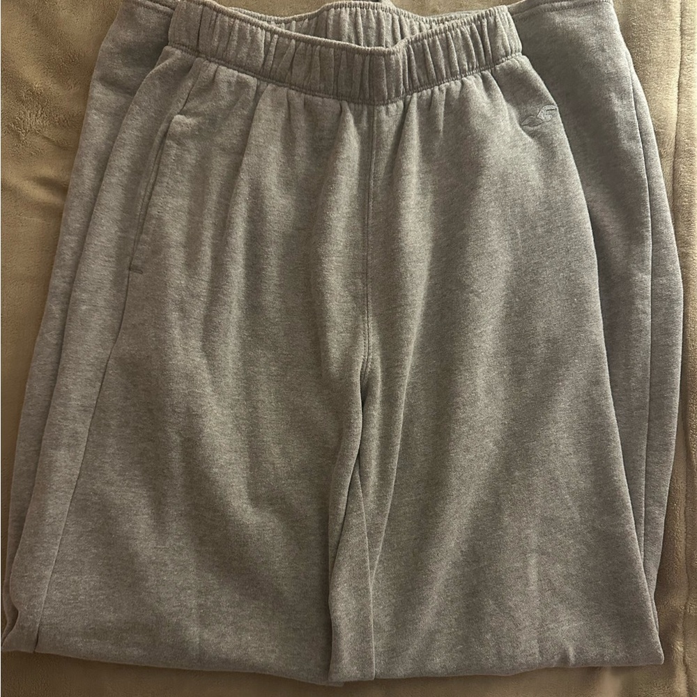 Hollister Dark Gray Baggy, Wide Leg Sweatpants